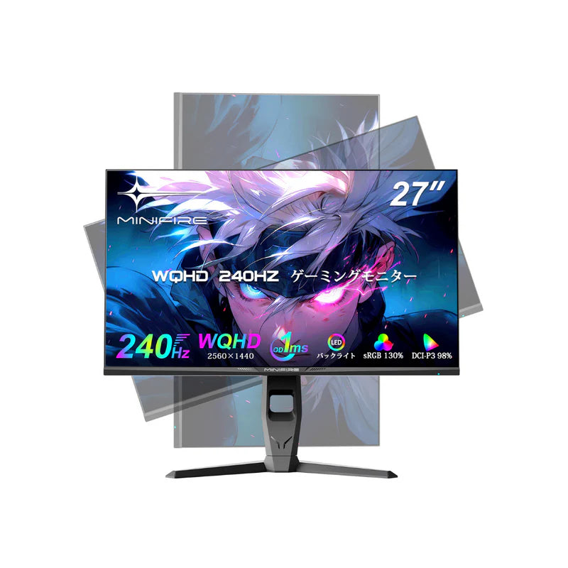 Brand New Gaming Monitor MINIFIRE 27 inch WQHD IPS 240HZ HDMI DP