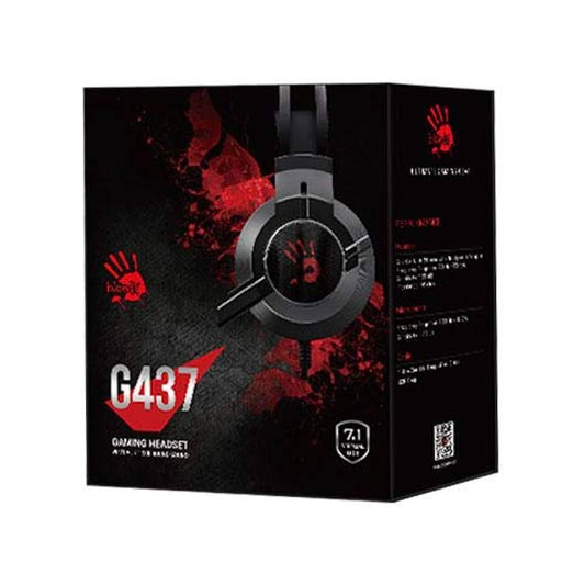A4TECH Bloody Gaming Headset G437 USB Gun Black