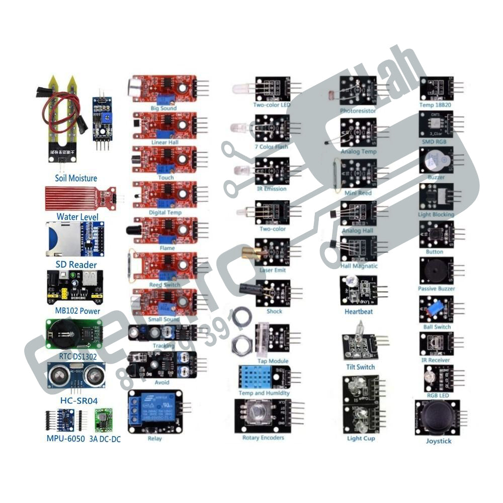 1 Set Per Arduino 45-in-1 Sensori Moduli Starter Kit Meglio Di 37-in-1 Sensori  Kit R3 MEGA2560 - Temu Italy