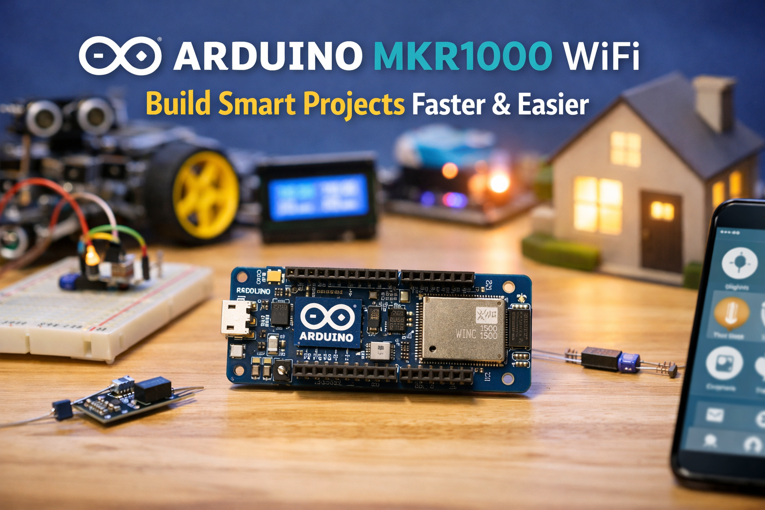 Arduino MKR1000 WiFi – Build Smart Projects Faster & Easier – Electroslab