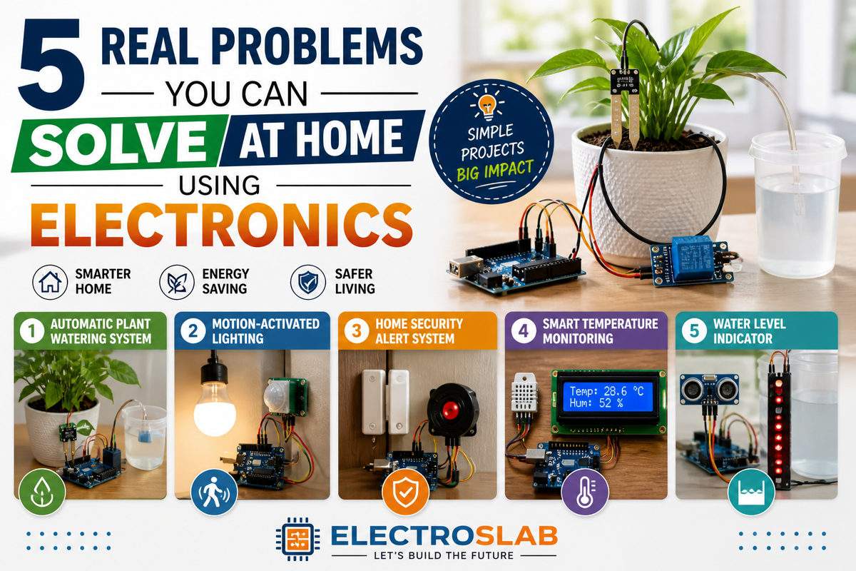 5 Real Problems You Can Solve at Home Using Electronics | ElectroSlab