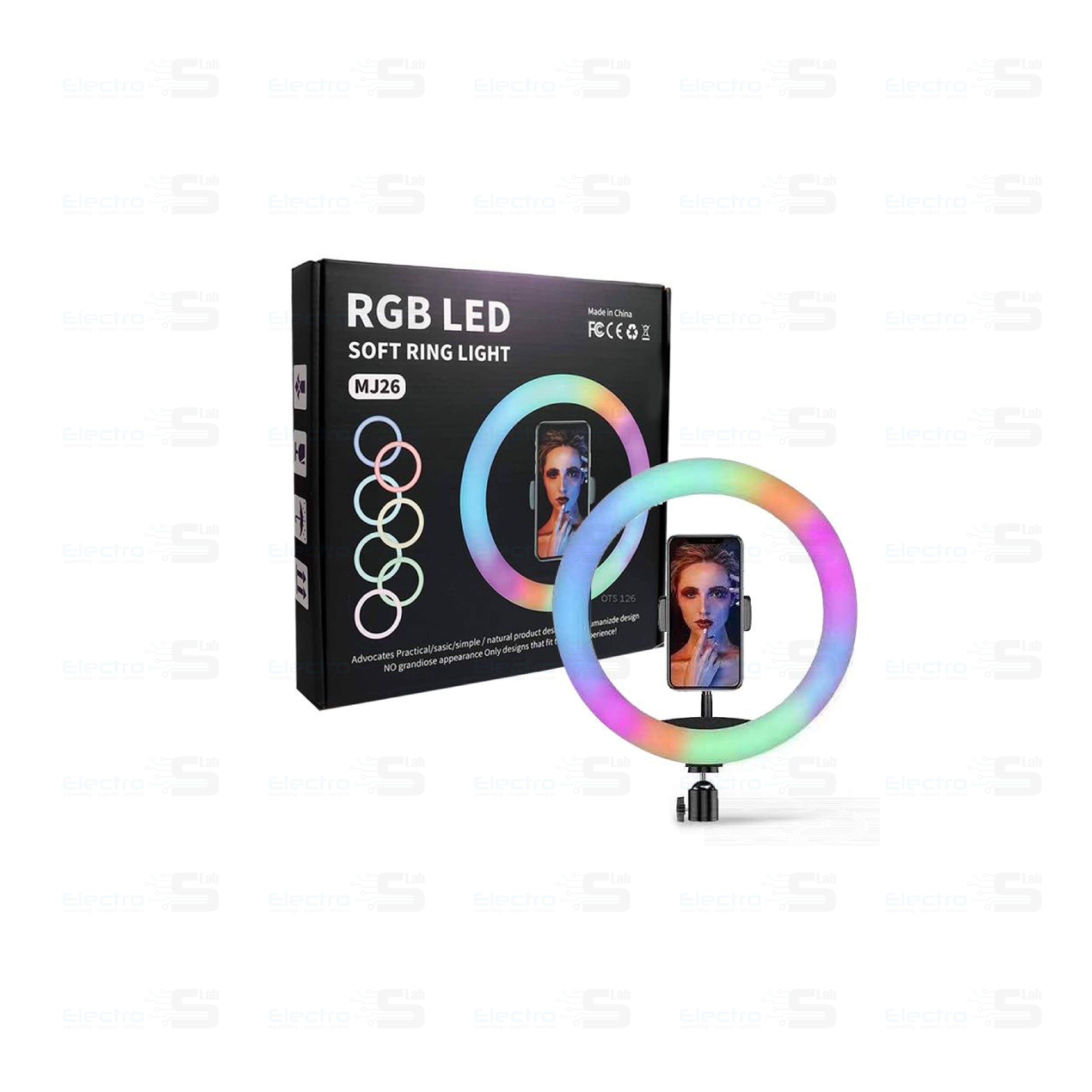 Ring Led Light MJ26 with stand oc – Electroslab