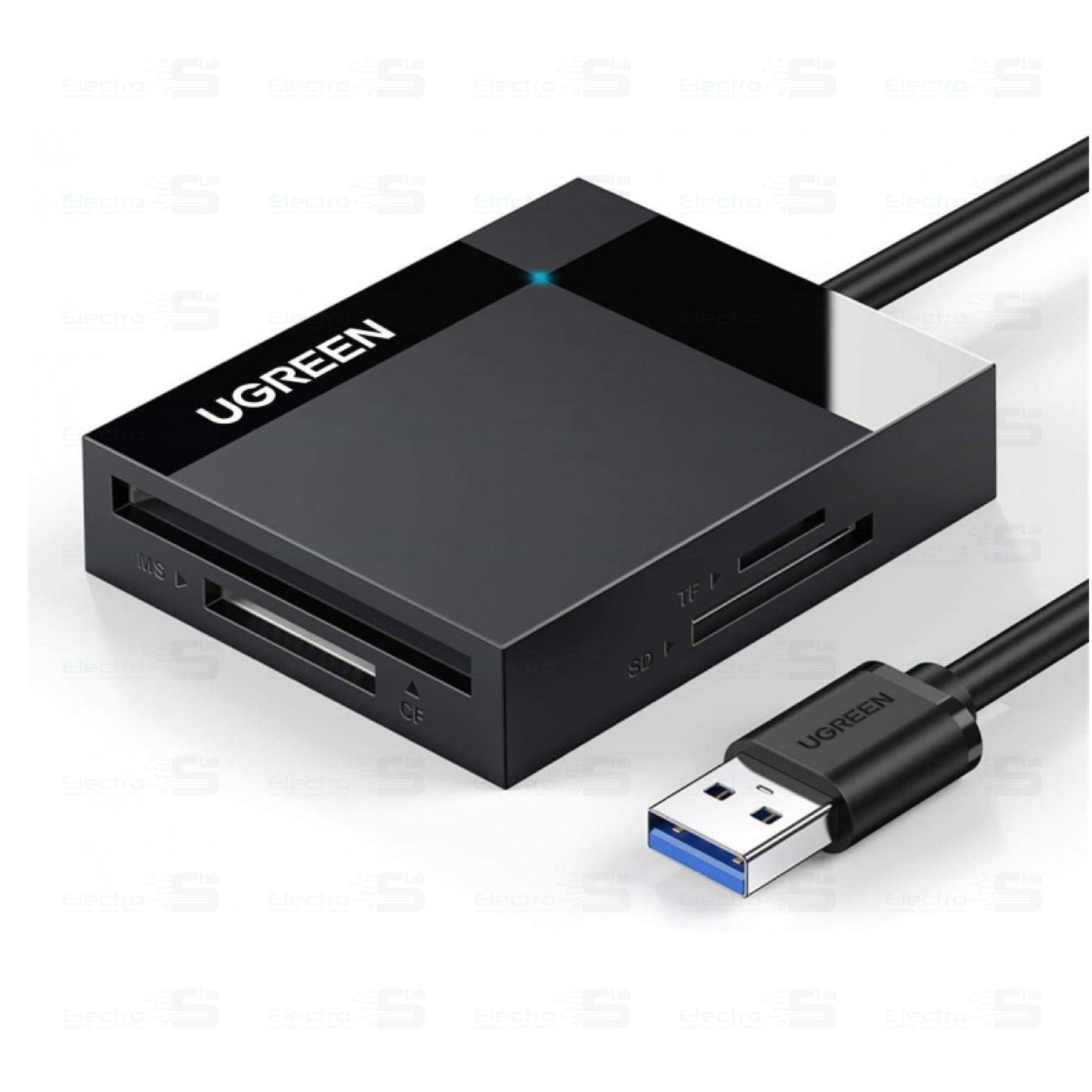 UGREEN CARD READER CR125 USB 3.0  TO SD CARD TF CARD CF CARD MS CARD SLOT