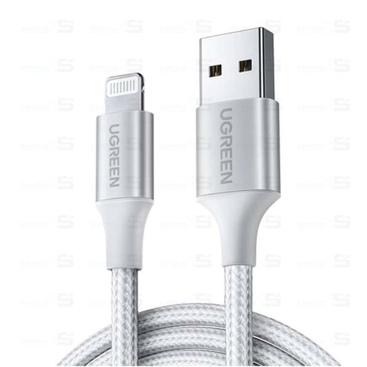 CABLE UGREEN US155 - 20728 USB to Lightning 5V/2.4A - 1M (White)