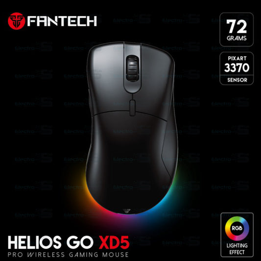 MOUSE WIRELESS FANTECH XD5 HELIOS GO BLACK