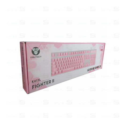 KEYBOARD GAMING FANTECH K613L FIGHTER II RGB PINK SAKURA EDITION