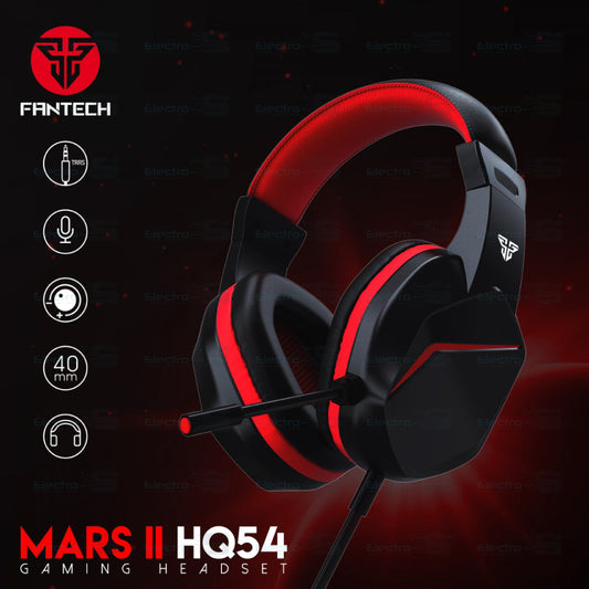 HEADSET GAMING FANTECH HQ54 MARS BLACK