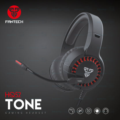 HEADSET GAMING FANTECH HQ52 TONE