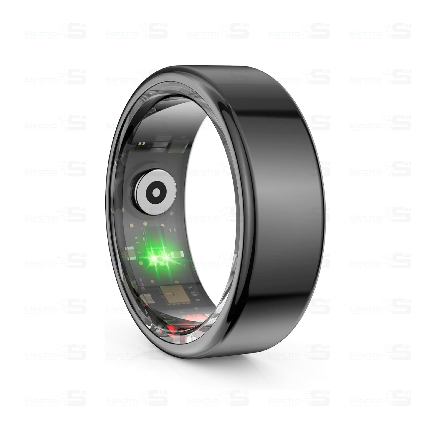 Smart heart Ring Black