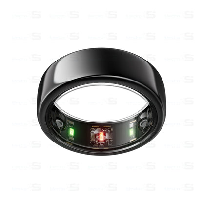 Smart heart Ring Black