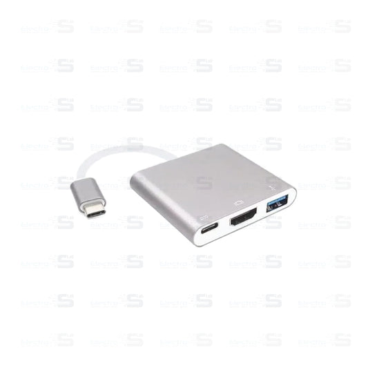 Converter Type-C To Hub Hdmi Usb Type-C