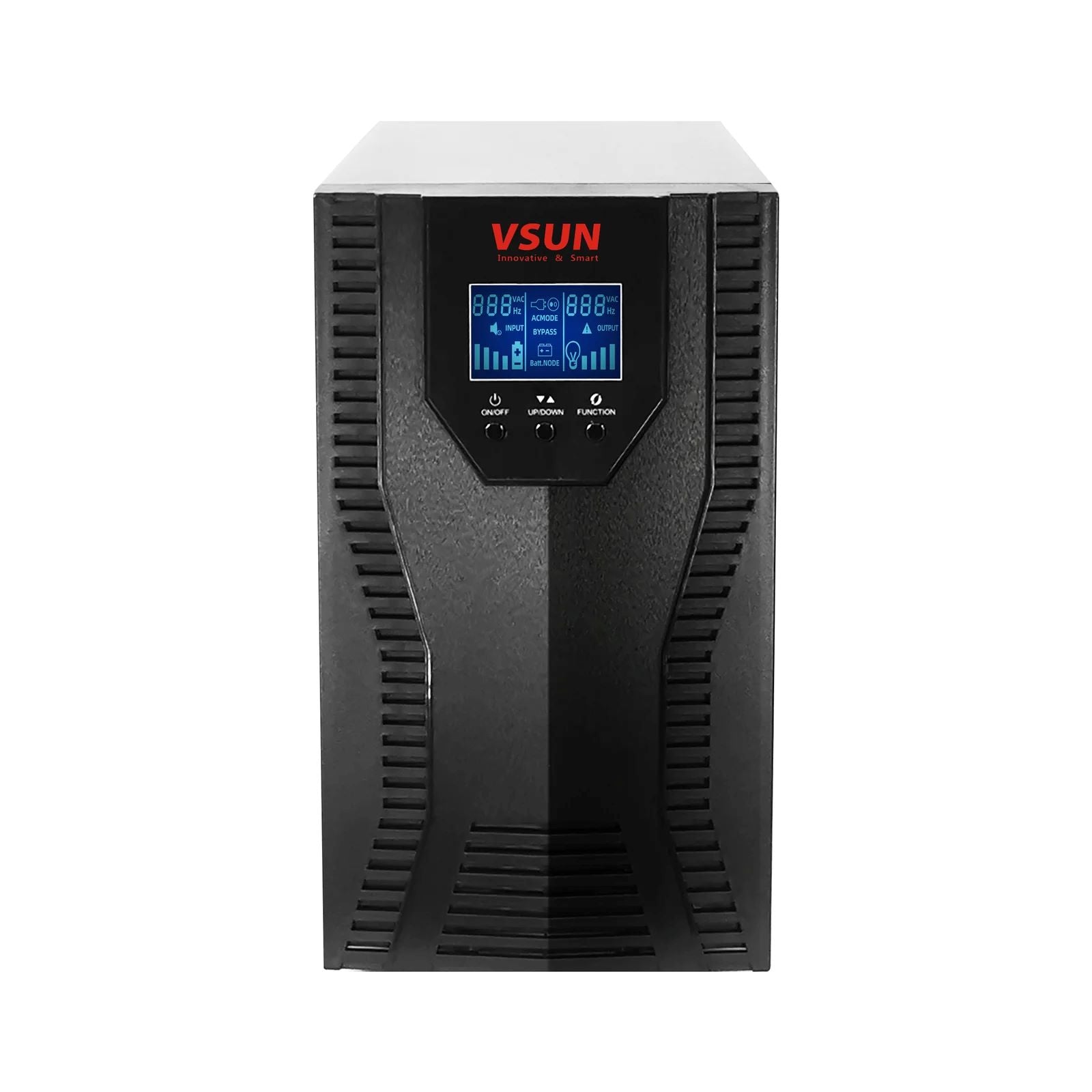 VSUN UPS BACKUP ONLINE 3KVA 2400W PURE SINEWAVE LCD SERIAL – Electroslab