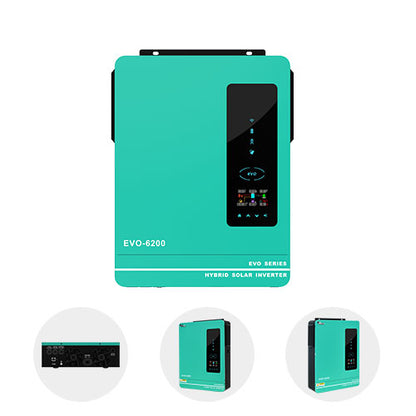 6.2KW Off Grid Pure Sine Wave Hybrid EVO Solar Inverter by Anern