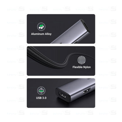 USB 3.0 4 PORTS HUB UGREEN CM473-20805 WITH PD