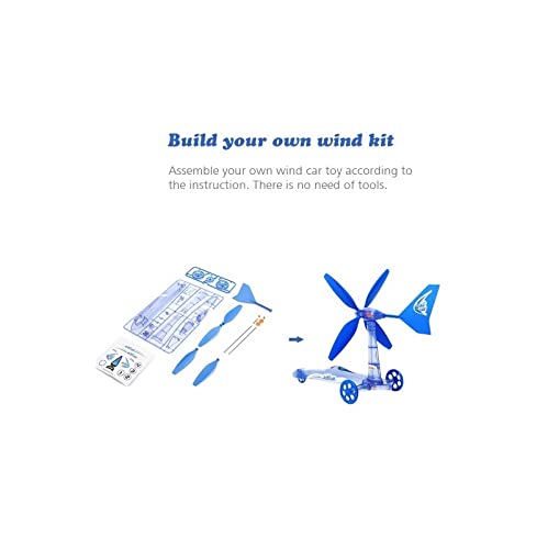 DIY Wind Power Car Academy Educational Kit Science Fun Toy Creative Activity