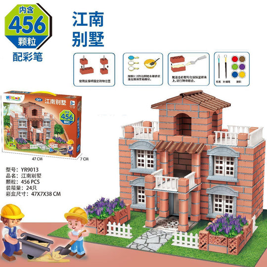 DIY Creative Steam Kit Bricklayer Architect 456pcs – Electroslab