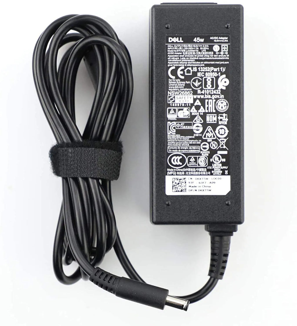 Used Adapter For Laptop Dell 45W Small Pin 19.5V 2.31A Original