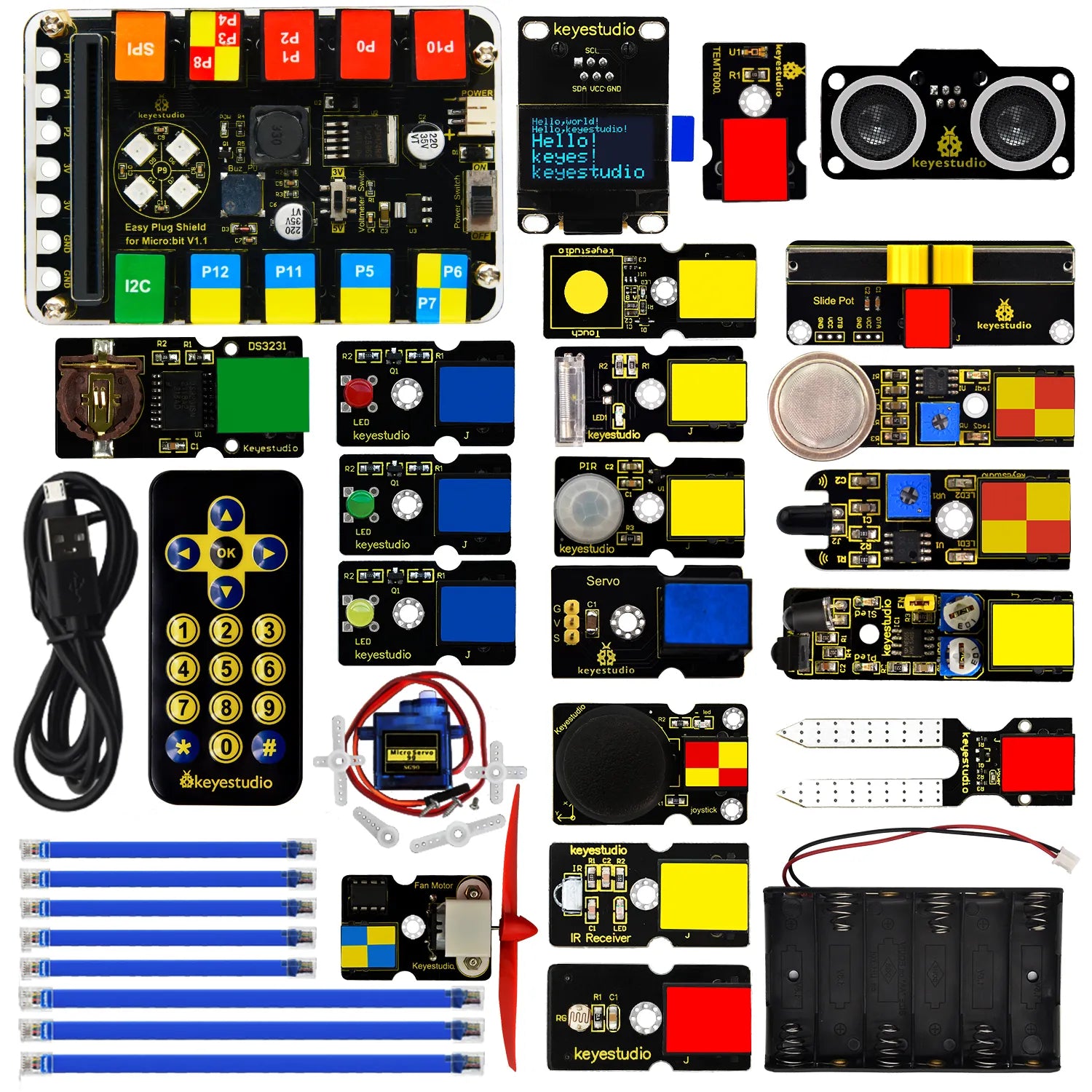 Easy Plug Ultimate Starter Kit for BBC MicroBit STEM EDU KS4022 (Witho ...