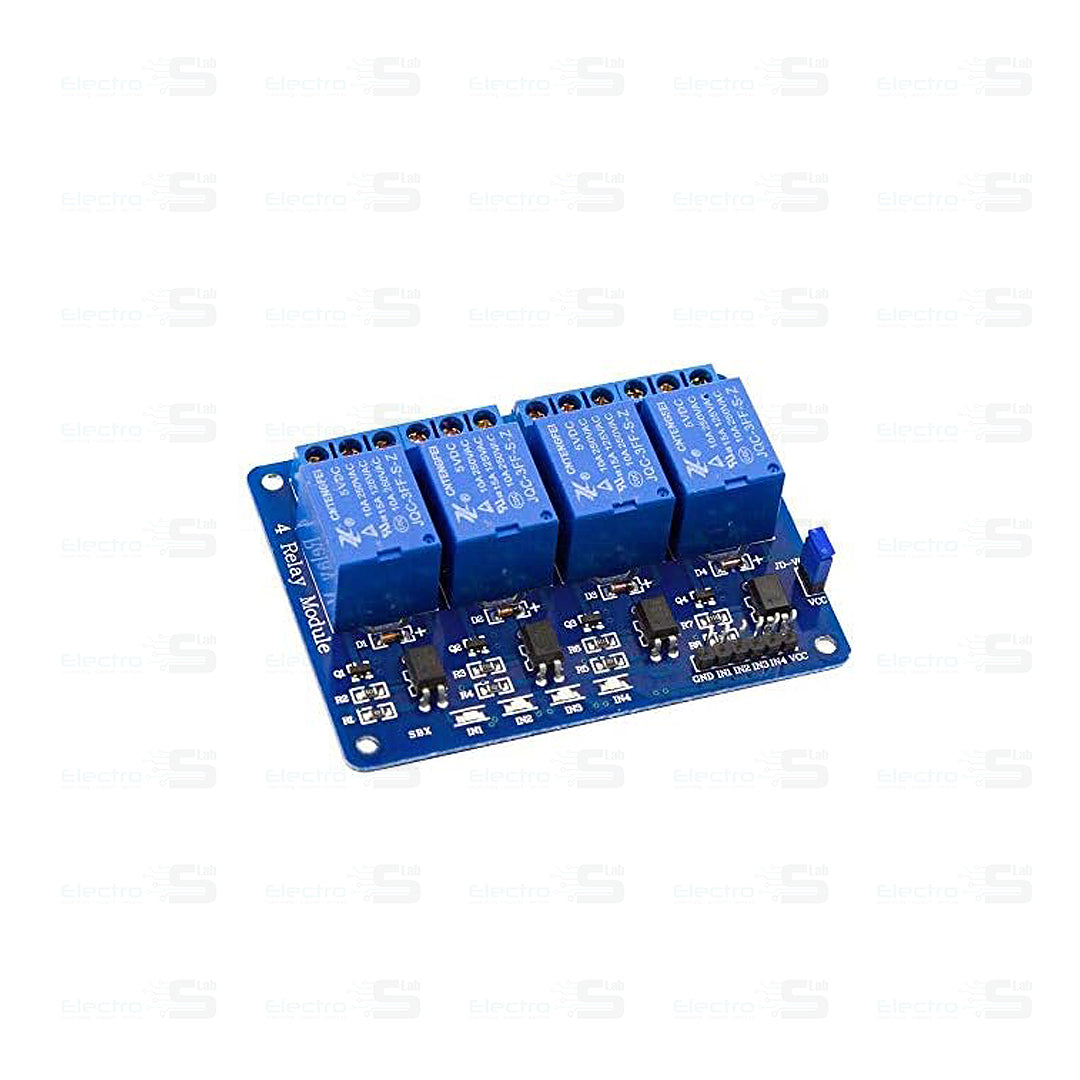 4 Channel Relay Module with light coupling 5V