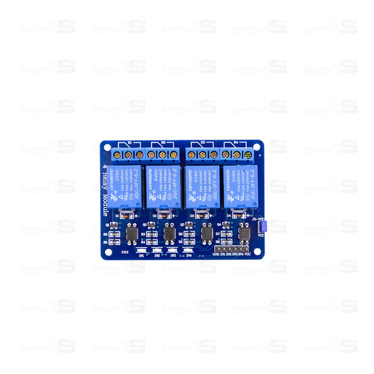 4 Channel Relay Module with light coupling 5V