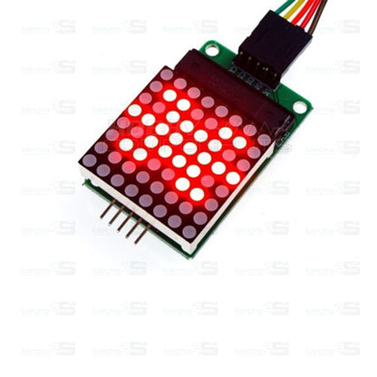 MAX7219 Dot LED Matrix Module With Cable