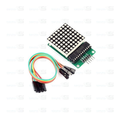 MAX7219 Dot LED Matrix Module With Cable