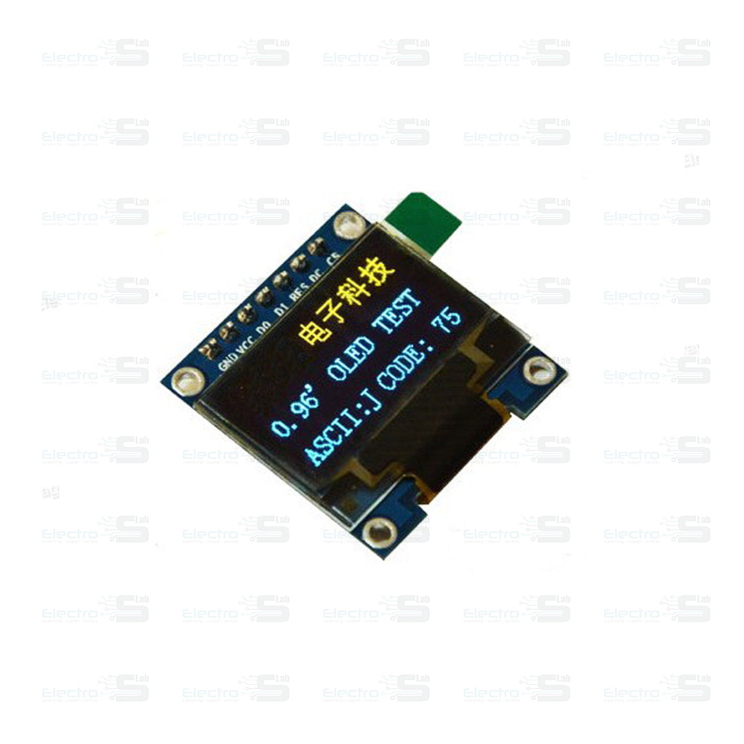 0.96" Inch Blue SPI OLED LCD Module 7pin