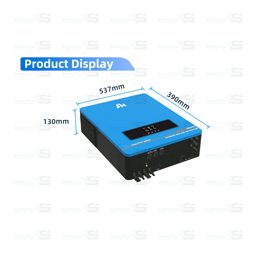 10.2KW On/Off Grid High-frequency Pure Sine Wave Hybrid Solar Inverter Anern