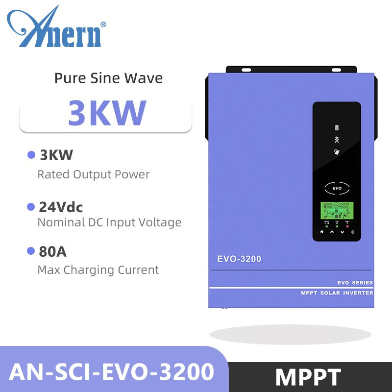 3.2KW Off Grid Pure Sine Wave EVO Solar Inverter by Anern