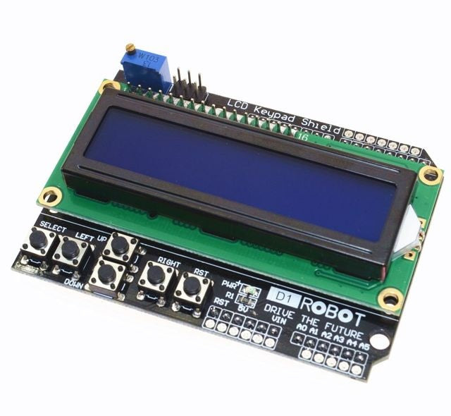 LCD1602 LCD Keypad Shield Blue