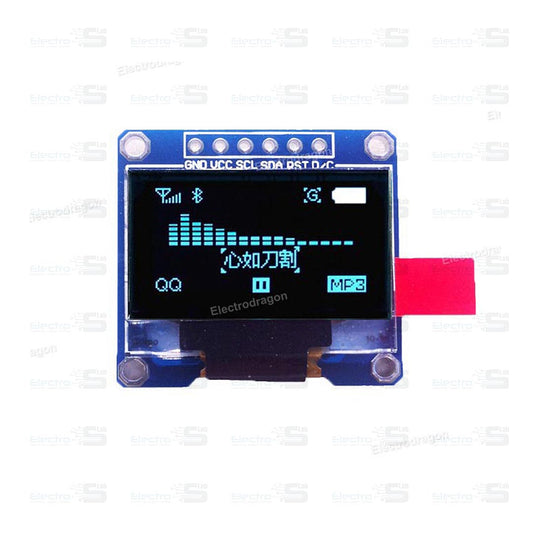 0.96" Inch Blue SPI OLED LCD Module 6pin