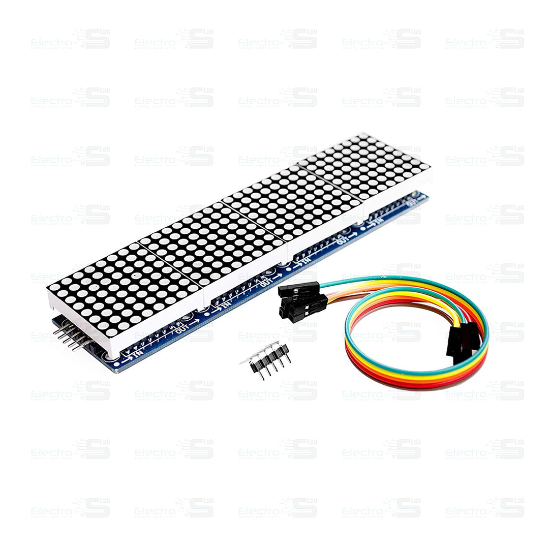 MAX7219 Dot Matrix Module Microcontroller Module 4 in 1 Display