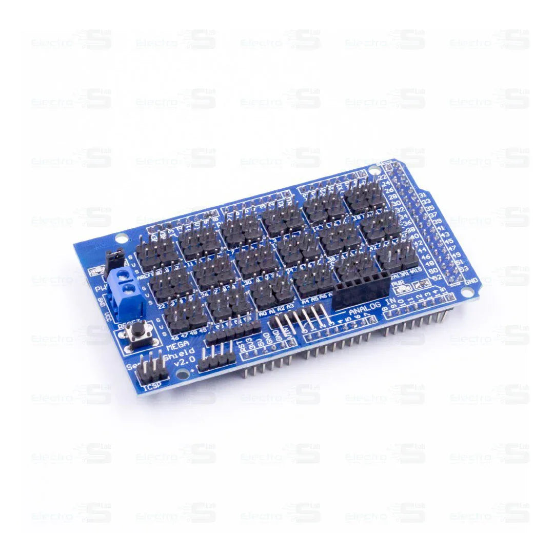 Sheil Arduino Mega Arduino Mega Sensor Shield V2.0 for MEGA 2560 R3 – Electroslab