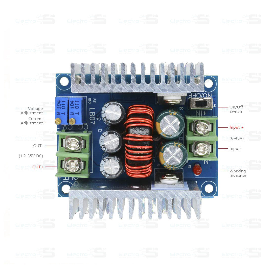 300W 20A DC-DC Buck Converter Step-down Module