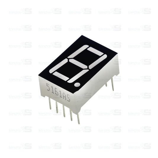 0.56 inch Red 1 Digit 7 Segment LED Display  CA