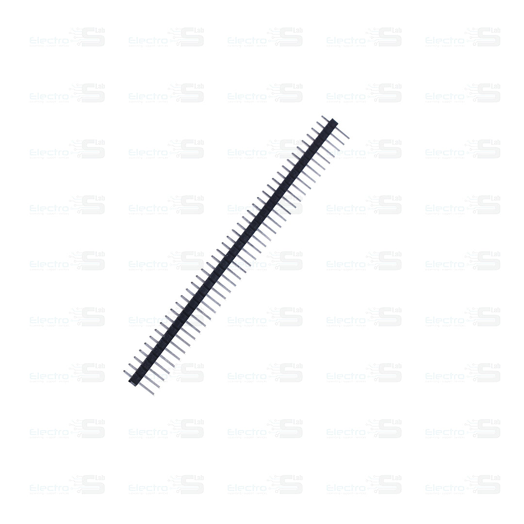 2.54mm Single Row Male 1X40  Pin Header Strip Black