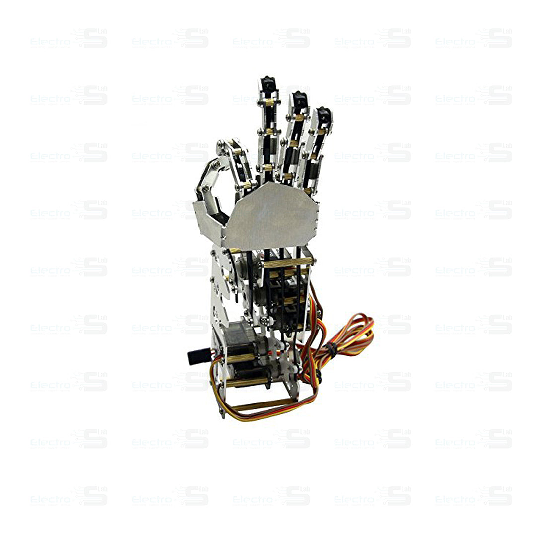 5DOF Humanoid Five Fingers Metal Manipulator Arm Right Hand