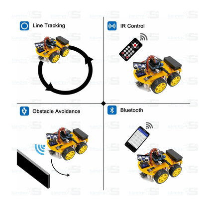 Multi-Functional Smart  Car Kit Advanced Based on Arduino