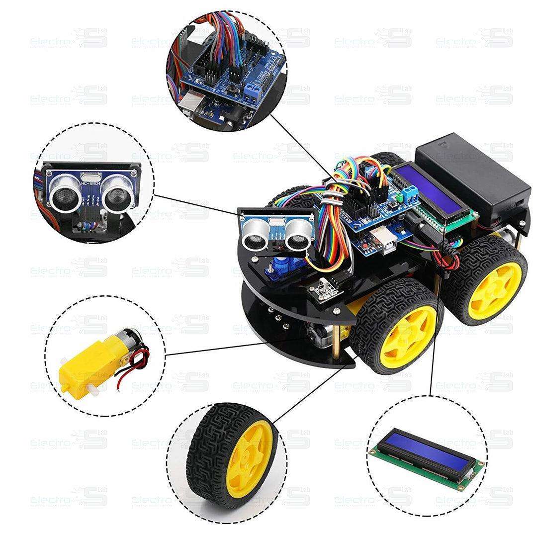 Multi-Functional Smart Car Kit Advanced Based on Arduino – Electroslab