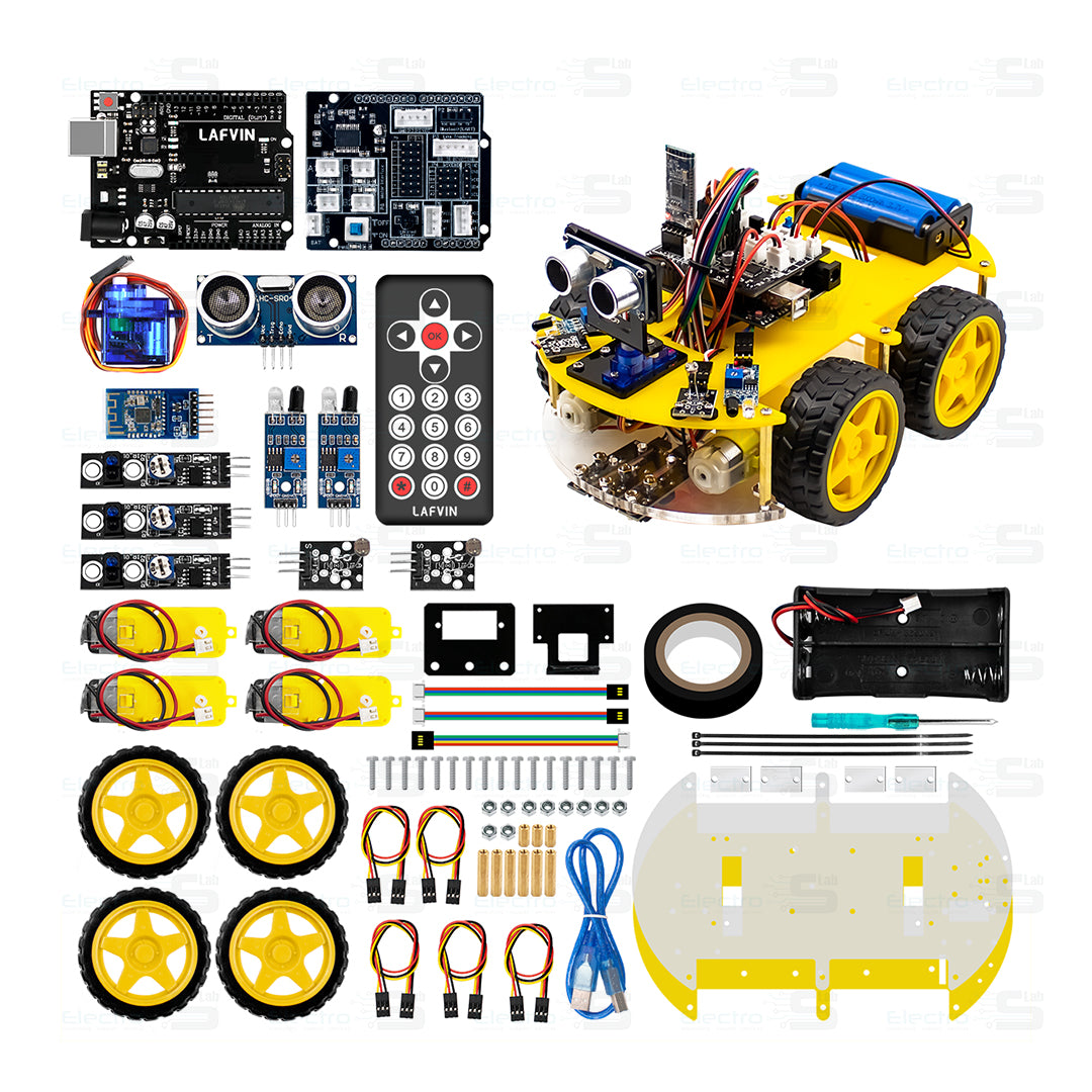 4WD Smart Robot Car Kit V2 STEM Programmable