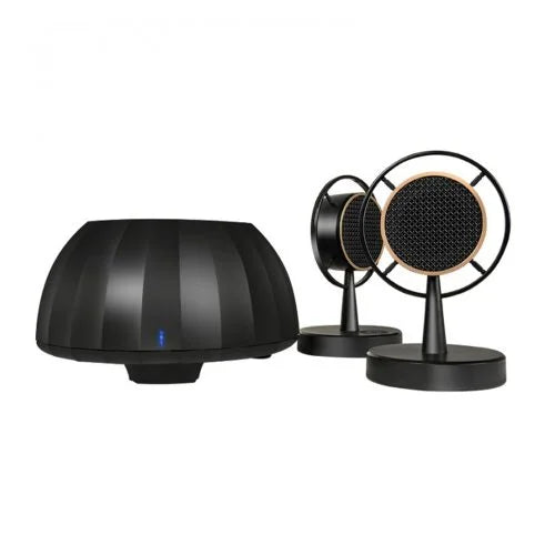 Microlab Speaker base with 2 fan shaped speakers