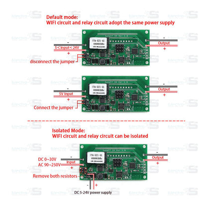 SONOFF SV Wifi Switch Relay 5-24V