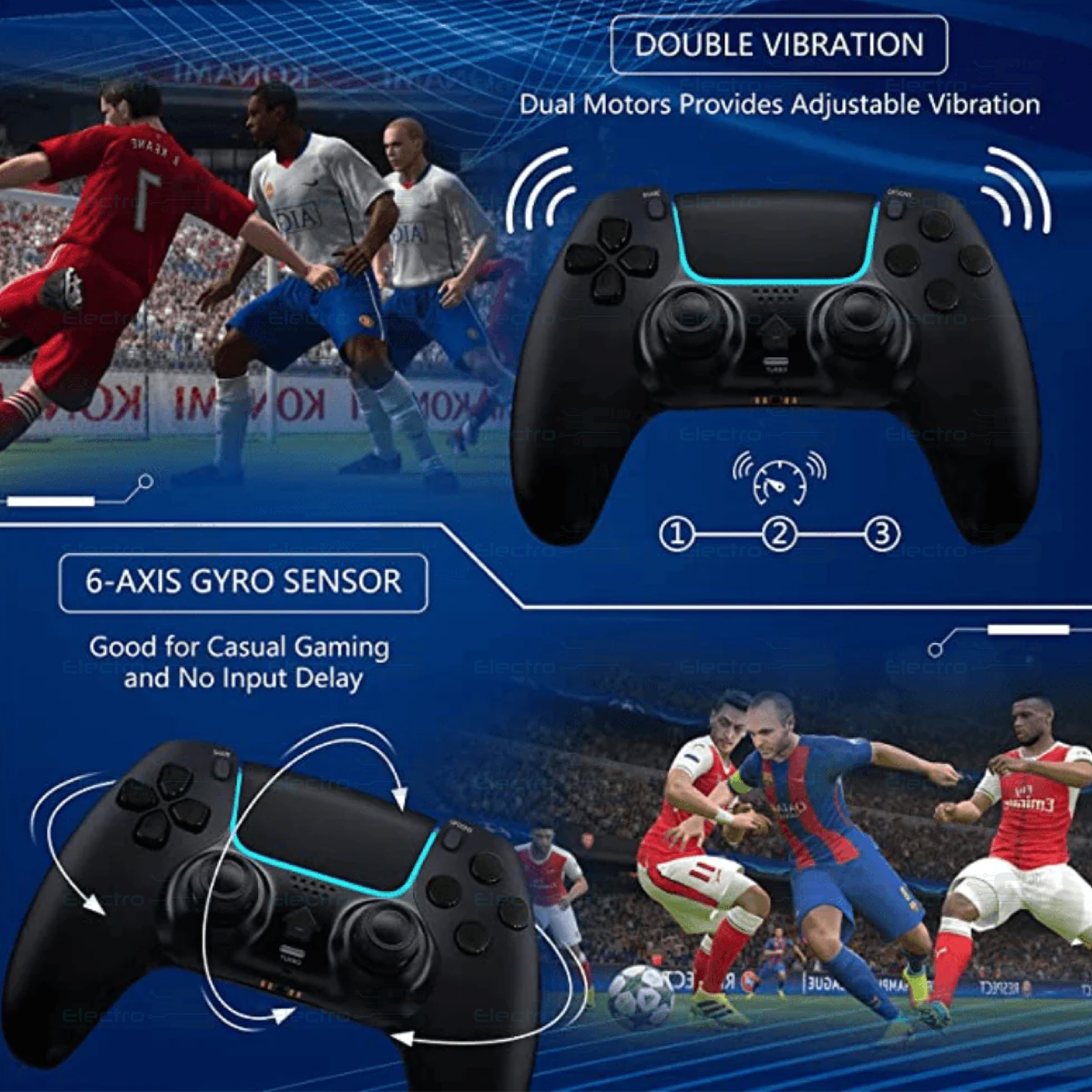 PlayX Joystick controller Wireless For PS4 Blue/Red/Pink/Black ...