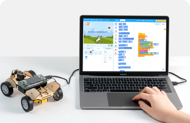 making things smart javascript for microcontrollers... Makeblock CyberPi Smart Microcontroller | STEM & Coding for Kids | Wi ...