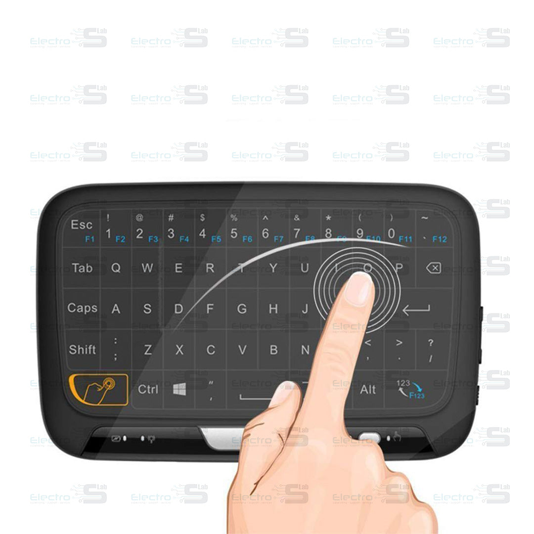 Mini Wireless Mouse Keyboard with Whole Panel Touchpad mini H18