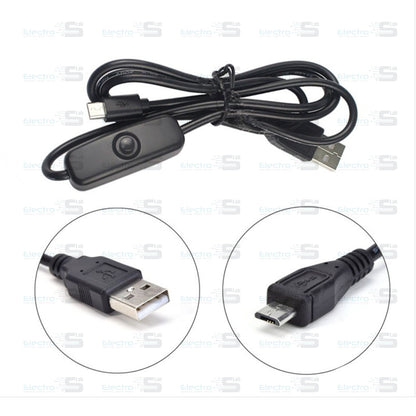 Micro USB Power Switch Cable