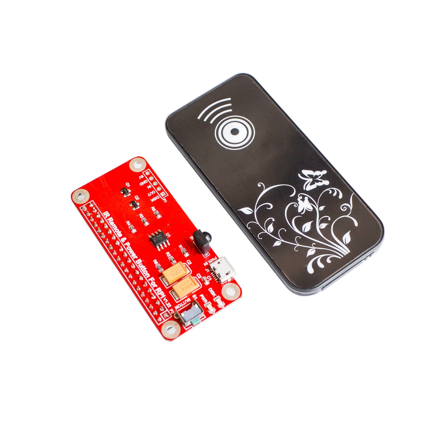 IR Remote & Power Button For Raspberry Pi