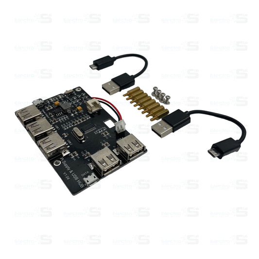 Raspberry Pi Power Supply Board Module + USB HUB