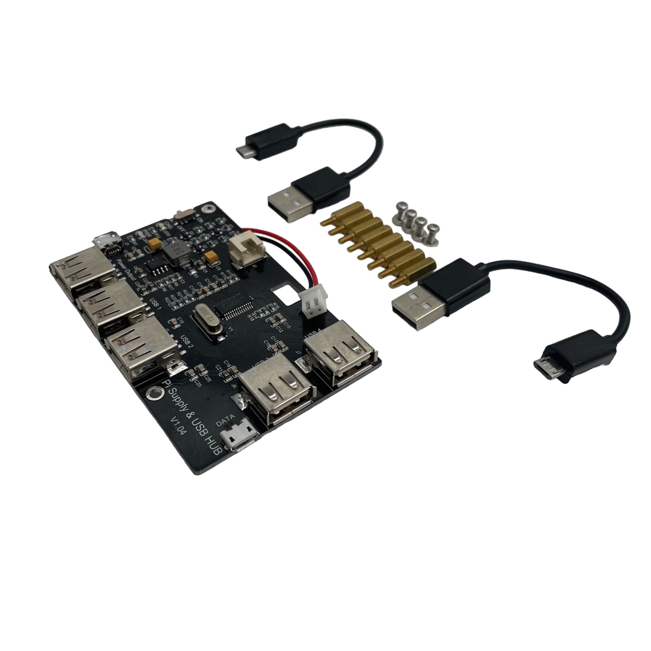 Raspberry Pi Power Supply Board Module + USB HUB