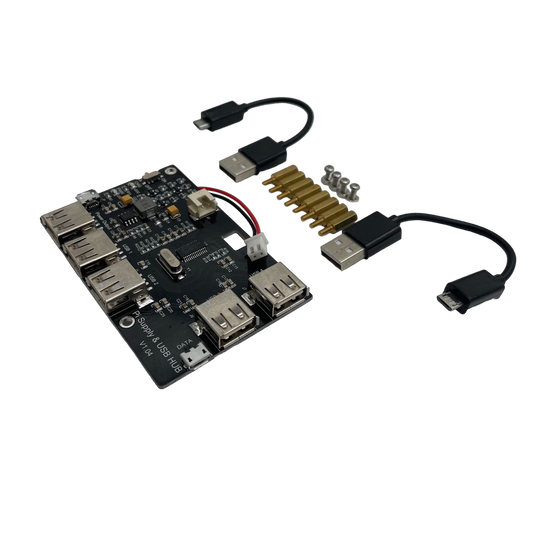Raspberry Pi Power Supply Board Module + USB HUB